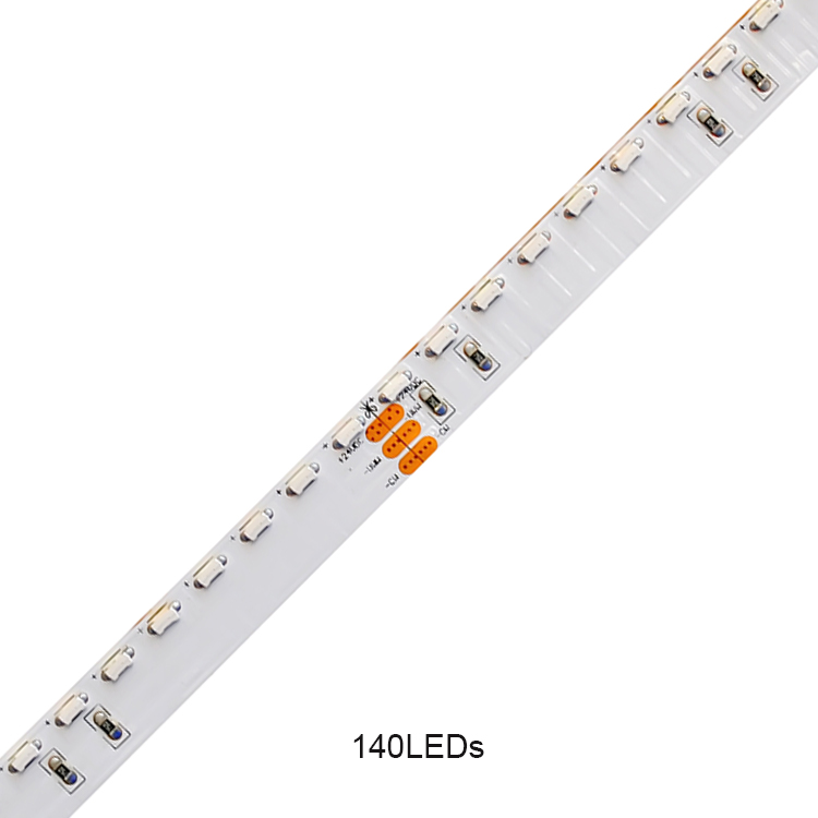 Striscia Adesiva LED Calda Lunghezza Massima per Soffitto Incasso Cameretta Esterno Giardino Pavimento